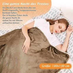 Mia&Coco Heizdecke »10 Wärmestufen (25 °C bis 53 °C) Abschaltautomatik waschmaschinengeeignet, 130x160cm, Maschinenwaschbar« -Heizdecken Verkaufsgeschäft 09588679 fa71 466c b542 93f5ce9d781c