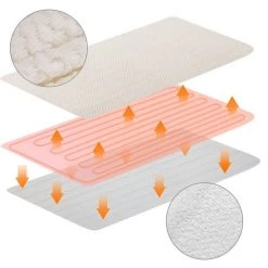Deuba Heizdecke, Wärmeunterbett 150x80cm 5 Stufen Timer Coral Fleece 60W creme Wärmedecke Überhitzungsschutz waschbar -Heizdecken Verkaufsgeschäft 23e0d4e8 c790 5fe5 9581 2559d4acebba