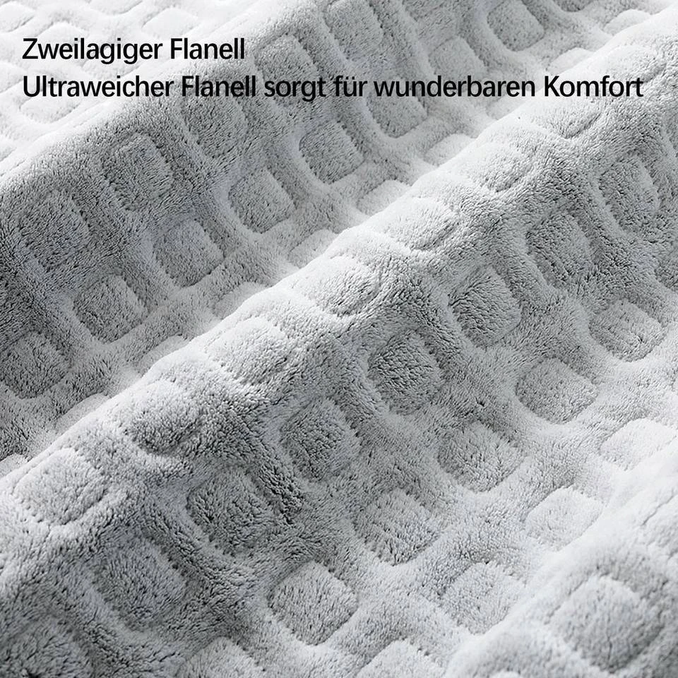 MAGICSHE Heizdecke »Flanell Waschbar Heizdecke mit Abschaltautomatik«, 8 Stunden Timer,6 Heizstufen Elektrische Wärmedecke Grau, Mit Grün Tassenwärmer und Wäschesack, Mit Weiß Tassenwärmer und Wäschesack, Mit Wäschesack 4 MAGICSHE Heizdecke »Flanell Waschbar Heizdecke mit Abschaltautomatik«, 8 Stunden Timer,6 Heizstufen Elektrische Wärmedecke Grau, Mit Grün Tassenwärmer und Wäschesack, Mit Weiß Tassenwärmer und Wäschesack, Mit Wäschesack – Bild 4