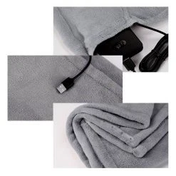 ManKle Heizdecke »USB Heizdecke,140*80 CM Wärmedecke mit 3 Heizstufen,Überhitzungsschutz« Rosa, Dunkelblau, Grau, Blassblau -Heizdecken Verkaufsgeschäft 365871a0 28c4 42d1 97f8 6f972647f26c