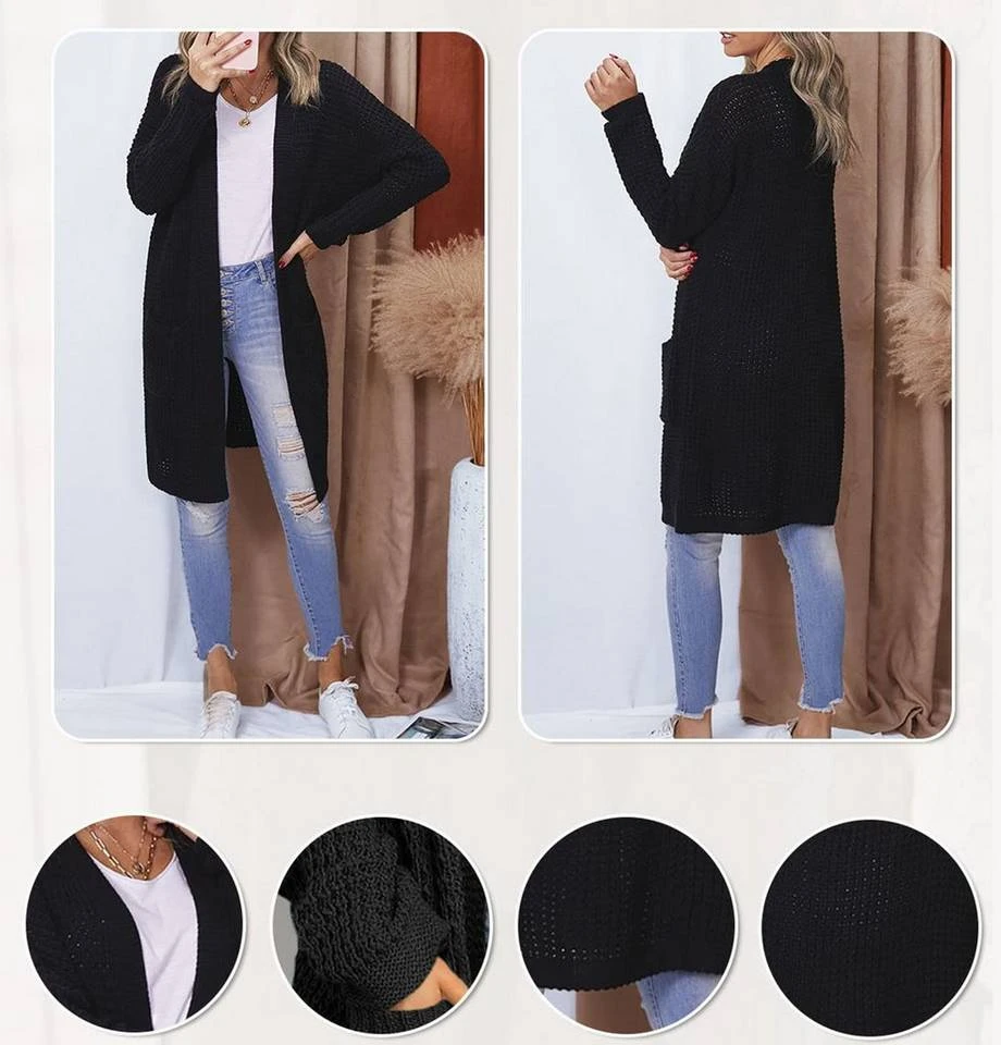 Housruse Heizdecke »Langarm-Pullover-Cardigan für Frauen« 4 Housruse Heizdecke »Langarm-Pullover-Cardigan für Frauen« – Bild 4