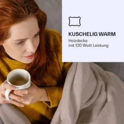 Klarstein Heizdecke »Dr. Watson XL Heizdecke 120 W 3 Temperaturstufen 180 x 130 cm Bedienteil«, Wärmedecke elektrische Heizdecke mit Abschaltautomatik beheizbare Decke Kuscheldecke Braun, Beige, Schwarz, Grau 51 Klarstein Heizdecke »Dr. Watson XL Heizdecke 120 W 3 Temperaturstufen 180 x 130 cm Bedienteil«, Wärmedecke elektrische Heizdecke mit Abschaltautomatik beheizbare Decke Kuscheldecke Braun, Beige, Schwarz, Grau -Heizdecken Verkaufsgeschäft 3b78f30d 37e4 5d24 9a38 e95ff7317360