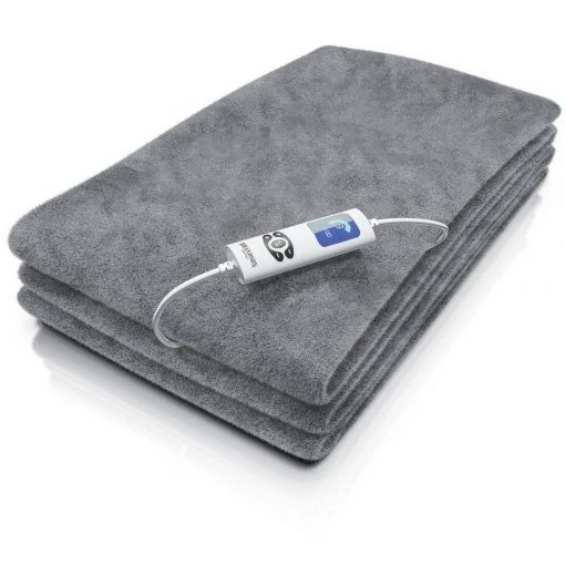 Brandson Heizdecke, Brandson - Heizdecke - Kuschelheizdecke XXL 180x130 cm – Elektrische Wärmedecke mit Timer – Überhitzungsschutz – Abschaltautomatik – 6 Heizstufen - 160 Watt - grau -Heizdecken Verkaufsgeschäft 44ae99af 4f54 5fda a778 9fc43ec799d5
