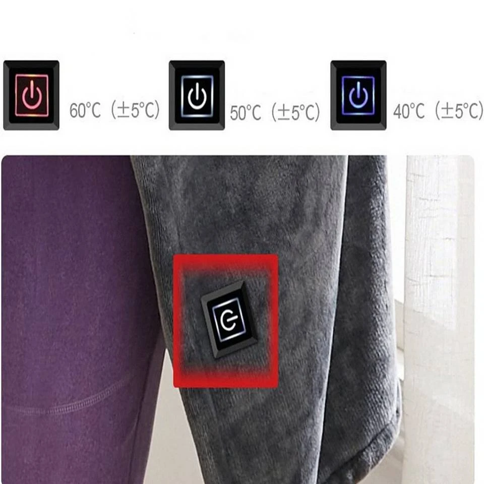 BEARSU Heizdecke »USB Elektrisch Heizdecke, Schal Wrap Beheizte Warmer Decke«, 1-tlg. 2 BEARSU Heizdecke »USB Elektrisch Heizdecke, Schal Wrap Beheizte Warmer Decke«, 1-tlg. – Bild 2