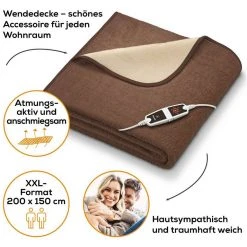 BEURER Heizdecke »HD 100«, 2-tlg., Elektrische Heiz- und Wärmedecke / Fleece-Decke -Heizdecken Verkaufsgeschäft 50c88eac 0287 5d08 9dee 483cfbb66499