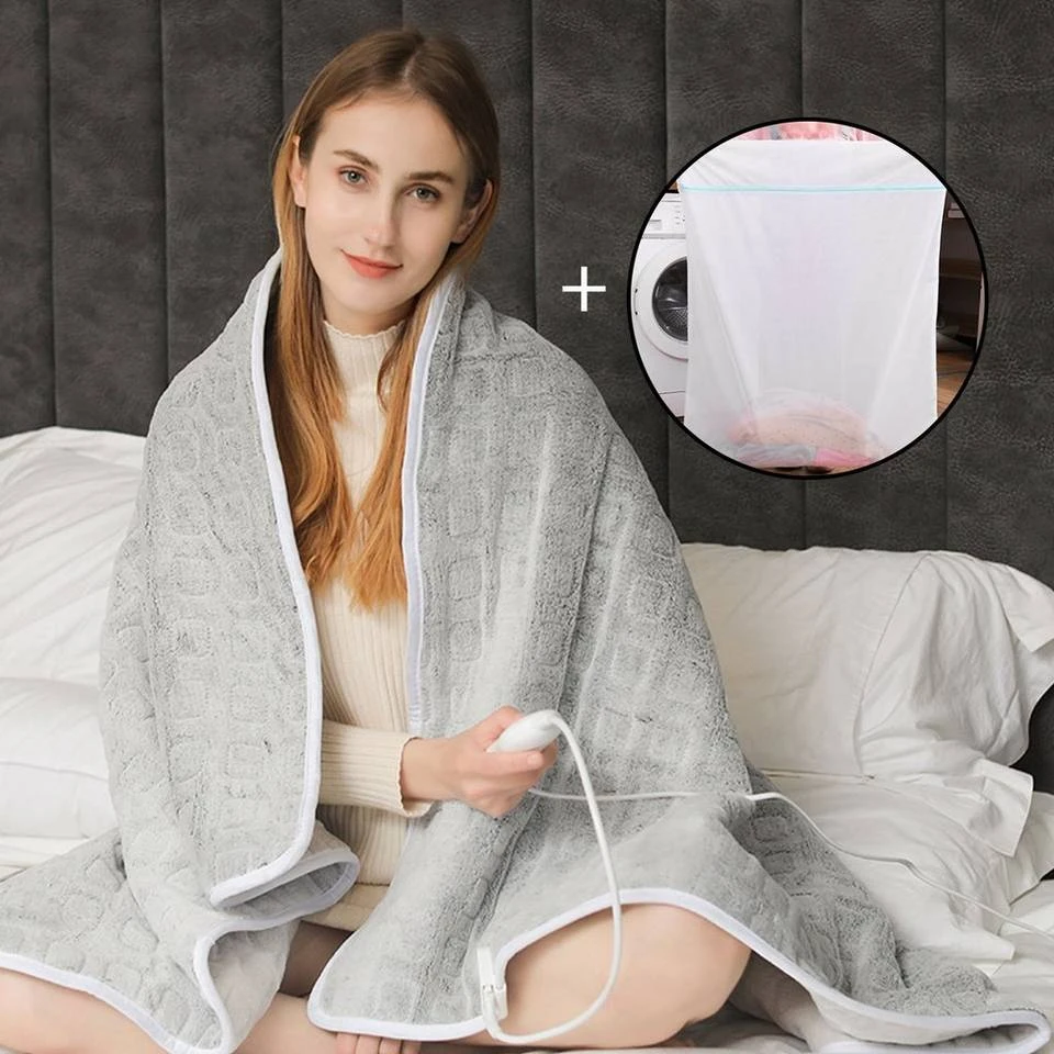 MAGICSHE Heizdecke »Flanell Waschbar Heizdecke mit Abschaltautomatik«, 8 Stunden Timer,6 Heizstufen Elektrische Wärmedecke Grau, Mit Grün Tassenwärmer und Wäschesack, Mit Weiß Tassenwärmer und Wäschesack, Mit Wäschesack 7 MAGICSHE Heizdecke »Flanell Waschbar Heizdecke mit Abschaltautomatik«, 8 Stunden Timer,6 Heizstufen Elektrische Wärmedecke Grau, Mit Grün Tassenwärmer und Wäschesack, Mit Weiß Tassenwärmer und Wäschesack, Mit Wäschesack – Bild 7