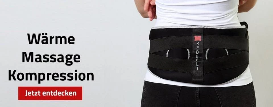 JOKA international Wärmegürtel »Massagegürtel REDBELT und Gymnastikball - Sparset«, 2-tlg., 3facher Massagegürtel 2 JOKA international Wärmegürtel »Massagegürtel REDBELT und Gymnastikball - Sparset«, 2-tlg., 3facher Massagegürtel – Bild 2