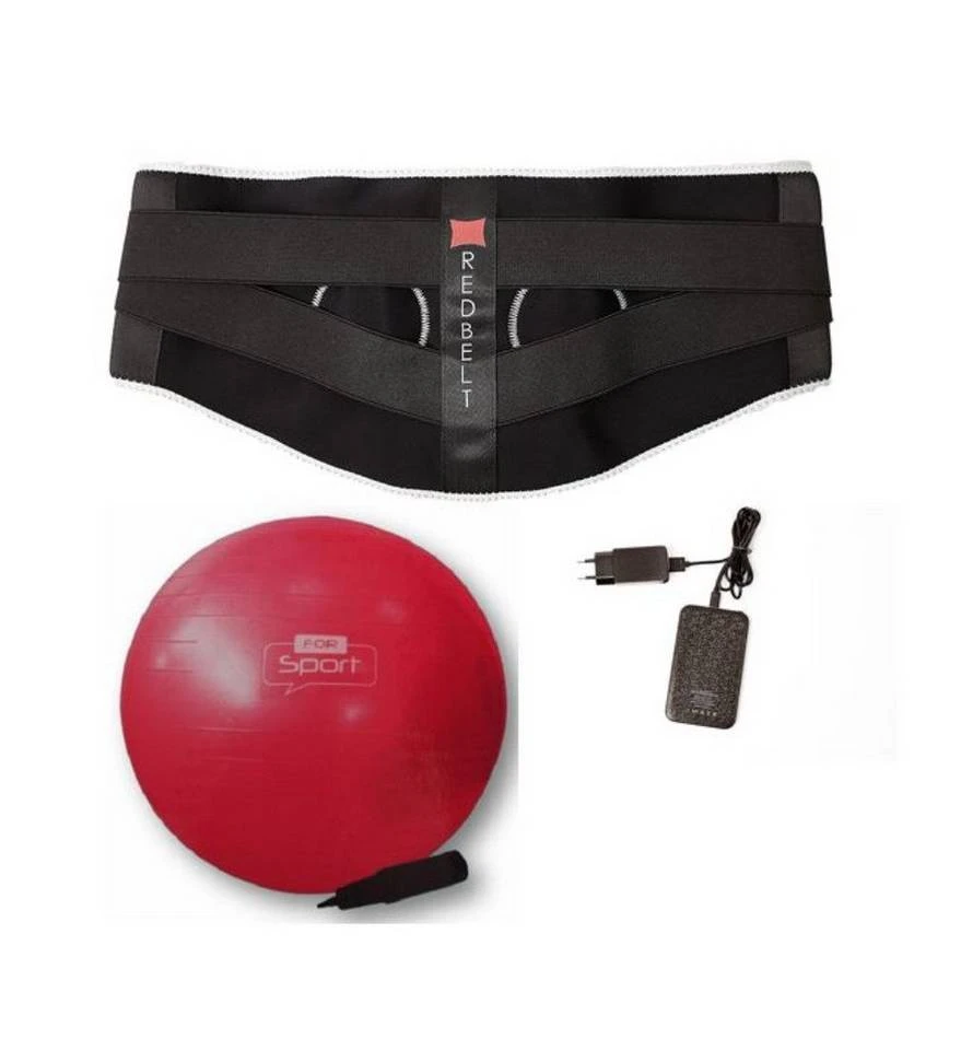 JOKA international Wärmegürtel »Massagegürtel REDBELT und Gymnastikball - Sparset«, 2-tlg., 3facher Massagegürtel 1 JOKA international Wärmegürtel »Massagegürtel REDBELT und Gymnastikball - Sparset«, 2-tlg., 3facher Massagegürtel