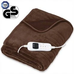 sinnlein Heizdecke, Wärmedecke aus Plüsch, elektrische Heizdecke mit Abschaltautomatik, Kuscheldecke mit Timerfunktion und 9 Temperaturstufen, waschbar bis 40°C, Digitalanzeige Creme, Weinrot, Anthrazit, Braun -Heizdecken Verkaufsgeschäft 8384fb74 90ff 50e8 8320 77aa39bd68c4
