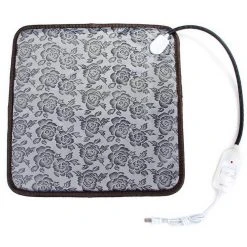 BOTRIBAS Heizdecke »Haustier-Heizkissen für Katzen und Hunde, 45 x 45 cm, einstellbare Temperatur, Heizkissen mit kaubarem Seil, thermostatische Heiz-Sicherheitsdecke für Kaninchen, Katzen, Welpen«