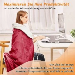 Mia&Coco Heizdecke »10 Wärmestufen (25 °C bis 53 °C) Abschaltautomatik waschmaschinengeeignet, 130x160cm, Maschinenwaschbar« -Heizdecken Verkaufsgeschäft 8a427421 f783 4dc8 800d 5f5db79ca5c5