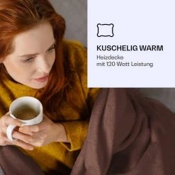 Klarstein Heizdecke »Dr. Watson XL Heizdecke 120 W 3 Temperaturstufen 180 x 130 cm Bedienteil«, Wärmedecke elektrische Heizdecke mit Abschaltautomatik beheizbare Decke Kuscheldecke Braun, Beige, Schwarz, Grau 53 Klarstein Heizdecke »Dr. Watson XL Heizdecke 120 W 3 Temperaturstufen 180 x 130 cm Bedienteil«, Wärmedecke elektrische Heizdecke mit Abschaltautomatik beheizbare Decke Kuscheldecke Braun, Beige, Schwarz, Grau -Heizdecken Verkaufsgeschäft 8f385b02 55e9 5256 98e3 d1e0cbc688bb