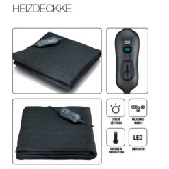 MELISSA Wärmeunterbett »16760047 Heizdecke Unterbett 150 x 80 cm Kuschelige Wärme auf Knopfdruck. Entspannt - wohltuend – gemütlich.elektrisch 60 Watt« 12 MELISSA Wärmeunterbett »16760047 Heizdecke Unterbett 150 x 80 cm Kuschelige Wärme auf Knopfdruck. Entspannt - wohltuend – gemütlich.elektrisch 60 Watt« -Heizdecken Verkaufsgeschäft 92f106ce f4ed 4e70 a4fd 93f3f340f37c