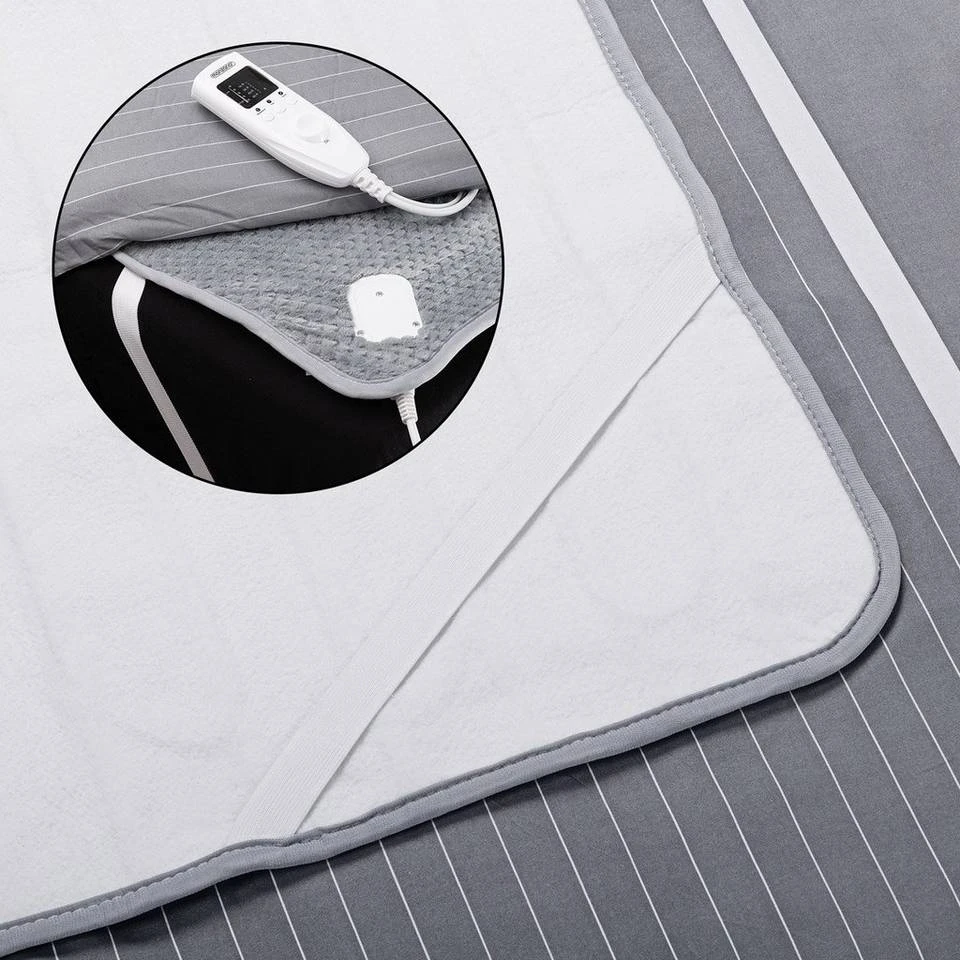 Deuba Heizdecke Beige, Grau 4 Deuba Heizdecke Beige, Grau – Bild 4