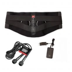 JOKA international Wärmegürtel »Massagegürtel REDBELT und IRON GYM Springseil - Sparset«, 2-tlg., 3facher Massagegürtel