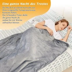 Mia&Coco Heizdecke »10 Wärmestufen (25 °C bis 53 °C) Abschaltautomatik waschmaschinengeeignet, 130x160cm, Maschinenwaschbar«, Wärmeyudecke für langanhaltende und gleichmäßige Wärme (anschmiegsam, flauschig und hautsympathisch), mit hochwertigem Sicherheitssystem Braun, Blau, Rot, Grau -Heizdecken Verkaufsgeschäft a9bf277a c62c 47bc 9227 c2ae2abd1233