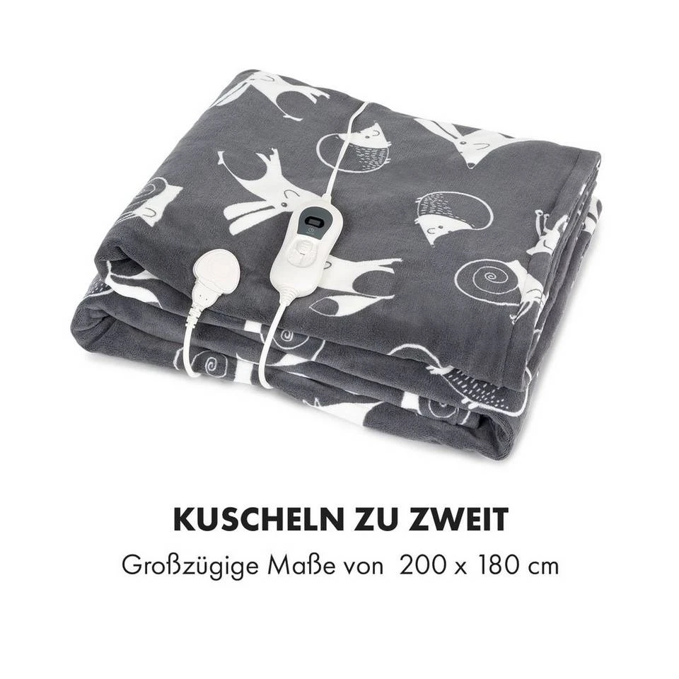 Klarstein Heizdecke »Dr. Watson XXL Heizdecke 3 Leistungsstufen waschbar 200x180cm Coral Fleece«, Wärmedecke elektrische Heizdecke mit Abschaltautomatik beheizbare Decke Kuscheldecke 7 Klarstein Heizdecke »Dr. Watson XXL Heizdecke 3 Leistungsstufen waschbar 200x180cm Coral Fleece«, Wärmedecke elektrische Heizdecke mit Abschaltautomatik beheizbare Decke Kuscheldecke – Bild 7
