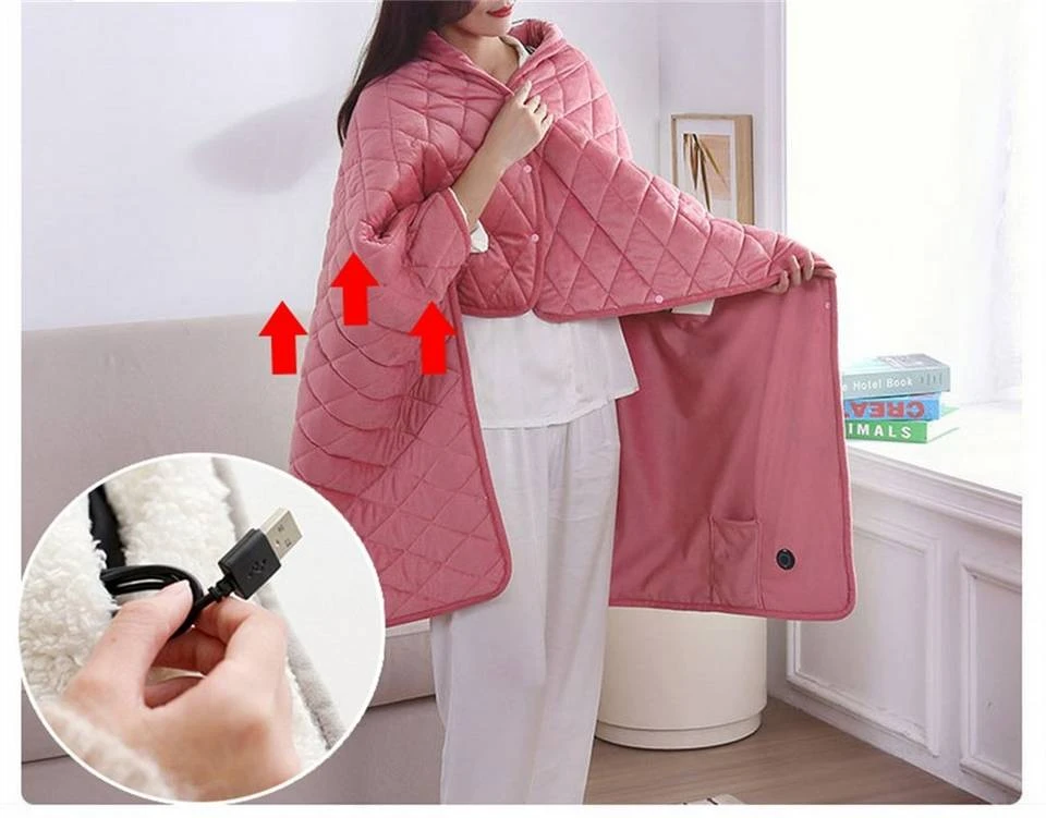 HOBÙBÙME HOBÙBÙME Heizdecke »USB-Heizdecke, 3 Stufen der Temperaturregelung und automatische Timing-Funktion Heizkissen, 5V Aufladung kann beheizt werden Heizdecke, Plüsch warme elektrische Sofa Decke, Auto Wärmedecke, multifunktionale Winter elektrische Heizdecke (nicht mit Akku ausgestattet, 75x120cm/100x140cm)« Khaki, Grau, Rosa, Lila 1 HOBÙBÙME HOBÙBÙME Heizdecke »USB-Heizdecke, 3 Stufen der Temperaturregelung und automatische Timing-Funktion Heizkissen, 5V Aufladung kann beheizt werden Heizdecke, Plüsch warme elektrische Sofa Decke, Auto Wärmedecke, multifunktionale Winter elektrische Heizdecke (nicht mit Akku ausgestattet, 75x120cm/100x140cm)« Khaki, Grau, Rosa, Lila