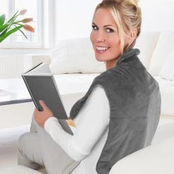 MAXXMEE Heizdecke »Massage-Heizdecke - 3 Massagemodi - grau - 40 x 66cm - 10W«