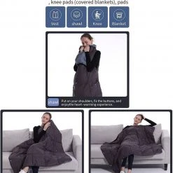 Welikera Heizdecke »Elektrische Heizdecke Heiße Decke«, Schalabdeckung, 6 Zonen-Daunen-Baumwollheizweste, Beine Multifunktionale Heizdecke Nickerchendecke -Heizdecken Verkaufsgeschäft bc80d80e f76d 4b53 a485 25068d193d04