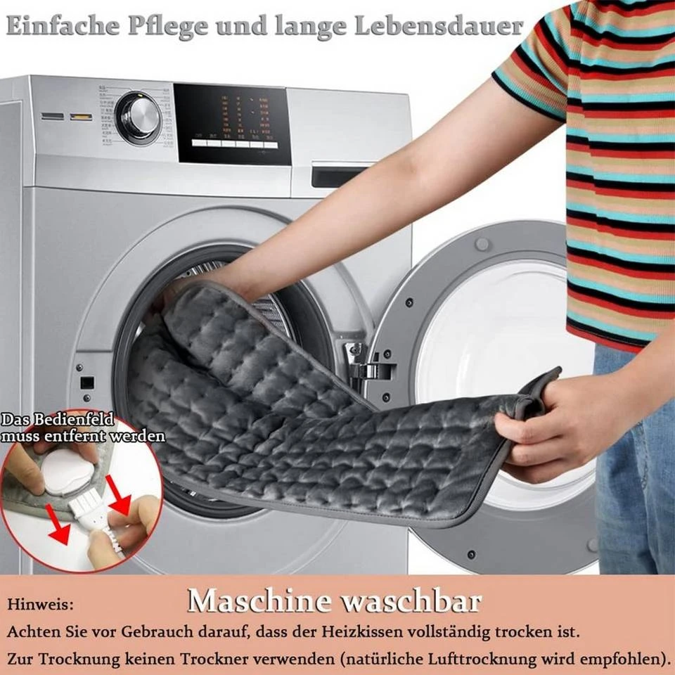 BEARSU Heizdecke »Heizkissen für trockene und feuchte, Wärmekissen (30 X 60 cm)«, 1-tlg. 6 BEARSU Heizdecke »Heizkissen für trockene und feuchte, Wärmekissen (30 X 60 cm)«, 1-tlg. – Bild 6