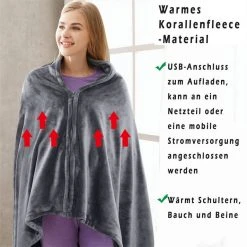 HOBÙBÙME HOBÙBÙME Heizdecke »USB-Heizdecke, wiederaufladbares Heizkissen, wärmende elektrische Sofadecke aus Korallenfleece, Wärmedecke für das Auto, 3-stufige Temperaturregelung und multifunktionale elektrische Heizdecke für den Winter(150*85CM)« 8 HOBÙBÙME HOBÙBÙME Heizdecke »USB-Heizdecke, wiederaufladbares Heizkissen, wärmende elektrische Sofadecke aus Korallenfleece, Wärmedecke für das Auto, 3-stufige Temperaturregelung und multifunktionale elektrische Heizdecke für den Winter(150*85CM)« -Heizdecken Verkaufsgeschäft d520afb8 55be 42cf afb1 276aa967605f