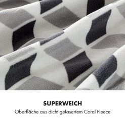 Klarstein Heizdecke »Dr. Watson XXL Heizdecke 3 Leistungsstufen waschbar 200x180cm Mikroplüsch«, Wärmedecke elektrische Heizdecke mit Abschaltautomatik beheizbare Decke Kuscheldecke -Heizdecken Verkaufsgeschäft d71892ce 017f 57c8 9eba 963b304ad486