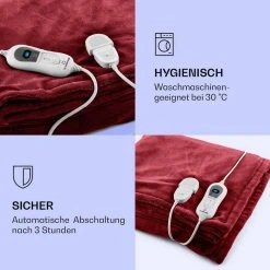 Klarstein Heizdecke »Dr. Watson XL Heizdecke 120 W 3 Temperaturstufen 180 x 130 cm Bedienteil«, Wärmedecke elektrische Heizdecke mit Abschaltautomatik beheizbare Decke Kuscheldecke Braun, Beige, Schwarz, Grau 44 Klarstein Heizdecke »Dr. Watson XL Heizdecke 120 W 3 Temperaturstufen 180 x 130 cm Bedienteil«, Wärmedecke elektrische Heizdecke mit Abschaltautomatik beheizbare Decke Kuscheldecke Braun, Beige, Schwarz, Grau -Heizdecken Verkaufsgeschäft dcf3756a da0b 53bd 83b9 74ccc05e28a1