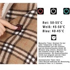HOBÙBÙME HOBÙBÙME Heizdecke »USB-Heizdecke, wiederaufladbare Heizmatte mit 3 Temperaturstufen und Timerfunktion, Korallenfleece-Heizdecke, Auto-Wärmedecke, multifunktionale elektrische Winter-Heizdecke« Khaki, Grau -Heizdecken Verkaufsgeschäft de591c17 7c8b 44bb b7a7 8f4087c06bac