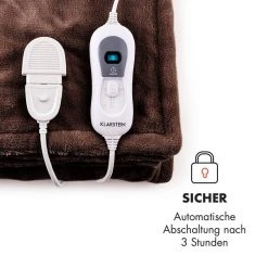 Klarstein Heizdecke »Dr. Watson XL Heizdecke 120 W 3 Temperaturstufen 180 x 130 cm Bedienteil«, Wärmedecke elektrische Heizdecke mit Abschaltautomatik beheizbare Decke Kuscheldecke Braun, Beige, Schwarz, Grau 45 Klarstein Heizdecke »Dr. Watson XL Heizdecke 120 W 3 Temperaturstufen 180 x 130 cm Bedienteil«, Wärmedecke elektrische Heizdecke mit Abschaltautomatik beheizbare Decke Kuscheldecke Braun, Beige, Schwarz, Grau -Heizdecken Verkaufsgeschäft e5079ded 3dc8 5adf 9580 5843e017dd9f