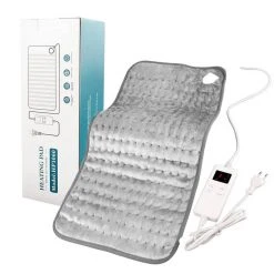 DESI-LEB Heizdecke »Heizkissen mit Abschaltautomatik 1,5 Stunden für Rücken Nacken Schulter Elektrisch Wärmekissen 6 Stufen Temperaturstufen Schnell Heiztechnik, 30x60cm Komfort Grau«