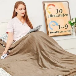 Mia&Coco Heizdecke »10 Wärmestufen (25 °C bis 53 °C) Abschaltautomatik waschmaschinengeeignet, 130x160cm, Maschinenwaschbar«, Wärmeyudecke für langanhaltende und gleichmäßige Wärme (anschmiegsam, flauschig und hautsympathisch), mit hochwertigem Sicherheitssystem Braun, Blau, Rot, Grau -Heizdecken Verkaufsgeschäft ee600895 8b63 45fc 9ed6 db473963af28