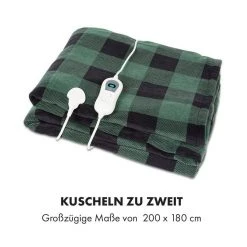 Klarstein Heizdecke »Dr. Watson XXL Heizdecke 3 Leistungsstufen waschbar 200x180cm Mikroplüsch«, Wärmedecke elektrische Heizdecke mit Abschaltautomatik beheizbare Decke Kuscheldecke -Heizdecken Verkaufsgeschäft fbdca93a a258 5064 b3e3 ee43fe095c0e